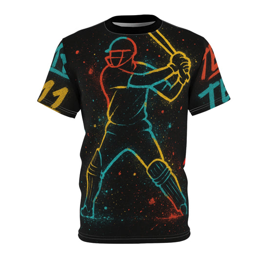 Cricket Graffiti, Unisex Active Wear T-Shirt