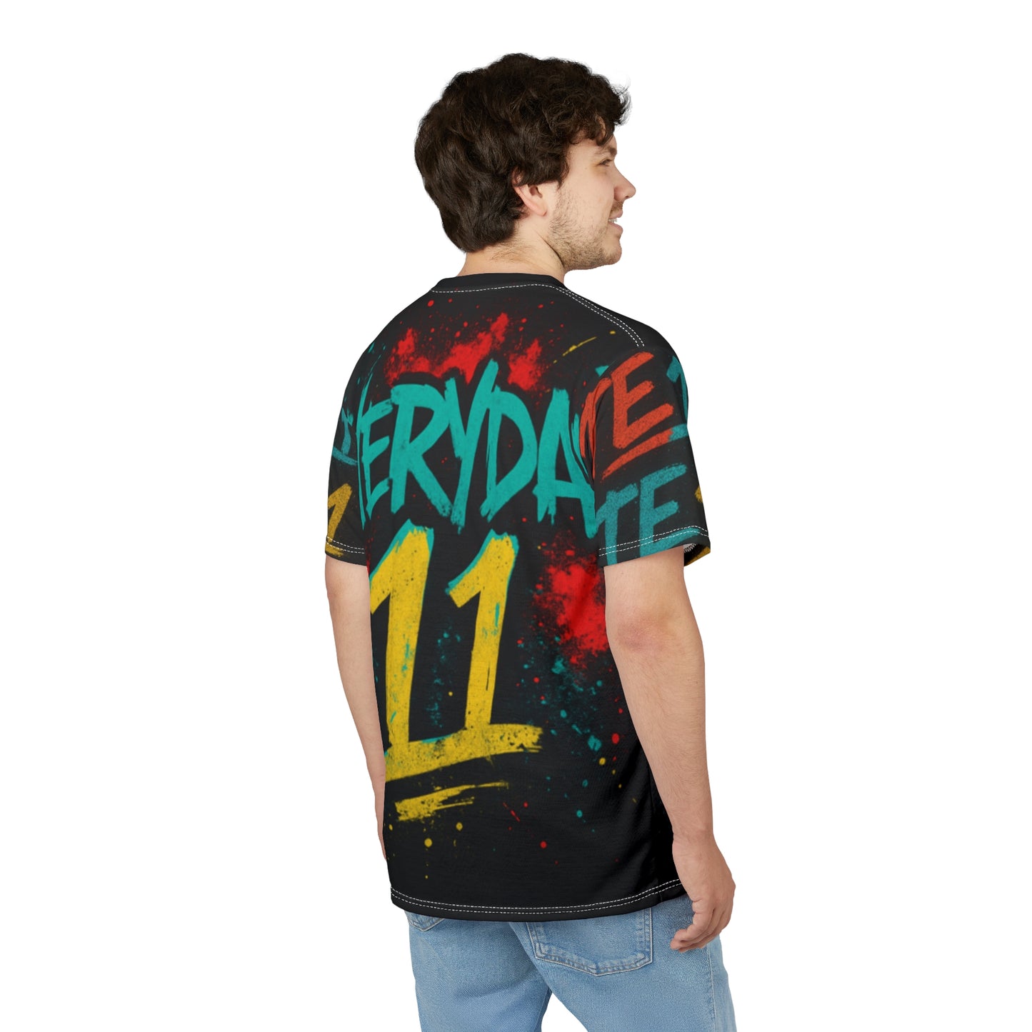 Cricket Graffiti, Unisex Active Wear T-Shirt
