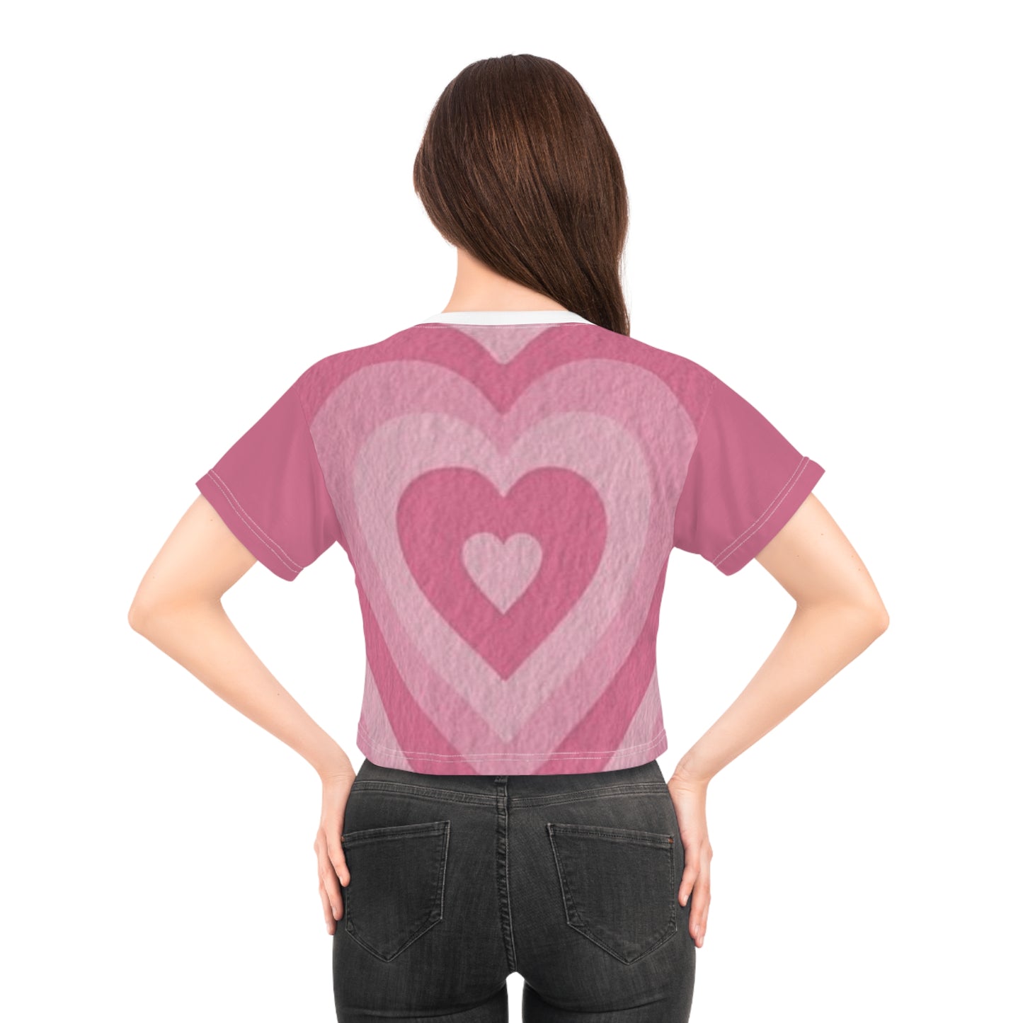 Exploring Hearts,Women's Crop Top