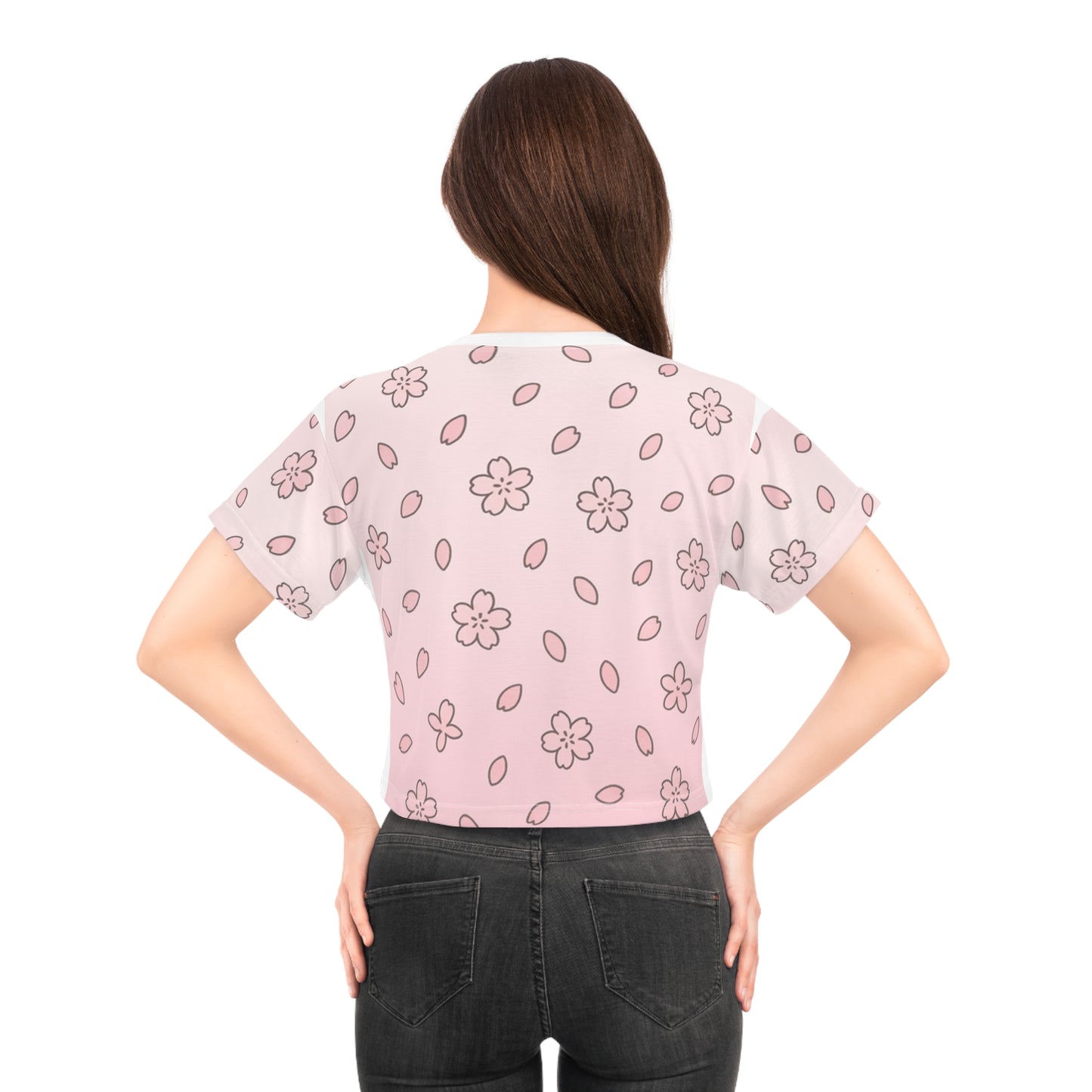 Cherry Blossom, Women's Crop Top